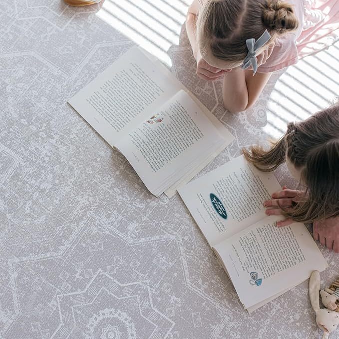 Little Landings Baby Play Mat for Floor - Layla (4x6ft) - Premium EVA Foam Play Mat for Babies & Toddlers (Ages 0-5+) - Non-Toxic Playmat for Tummy Time, Crawling & Playroom - Stylish & Comfortable