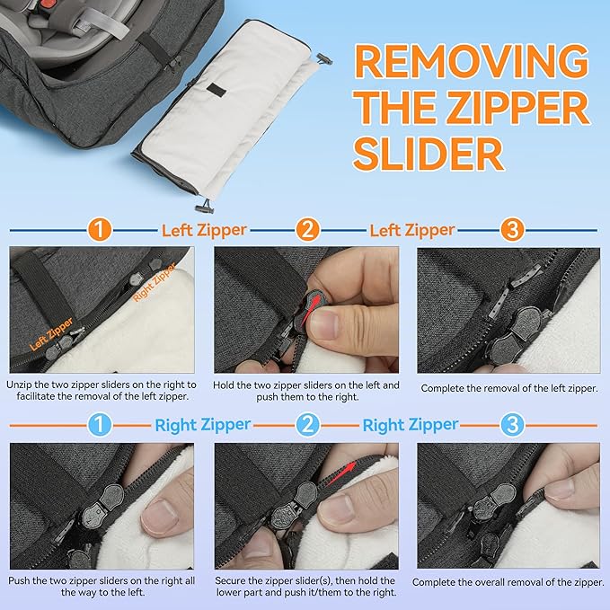 bemece Winter Baby Car Seat Cover, Universal Warm Infant car seat Cover with Zip, Waterproof & Windproof, Machine Washable