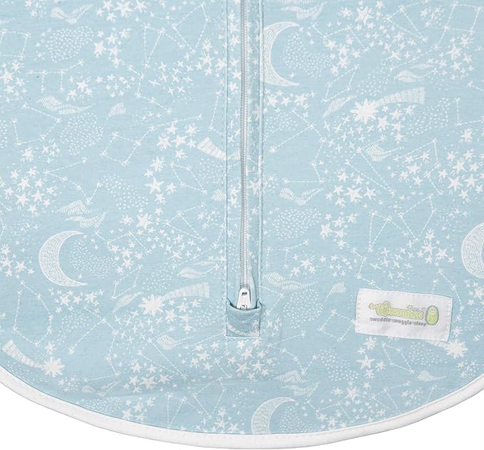 Woombie Soothing Sleep Sack, Baby Sleeper with Pacifier Holder, Constellation, 6-9 Months