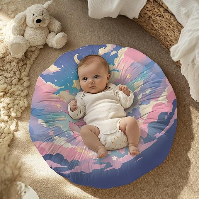 Newborn Lounger Cover, Axolotl Breathable Lounger Cover Portable Baby Lounger Cover Reusable Infant Lounger Cover Removable Slipcover for Newborn for Baby Boys Girls