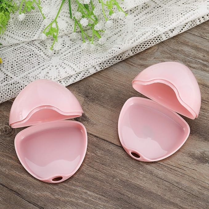 Accmor Pacifier Case, Pacifier Holder Case, Pacifier Container for Travel, BPA Free, Pink, 6 Pack