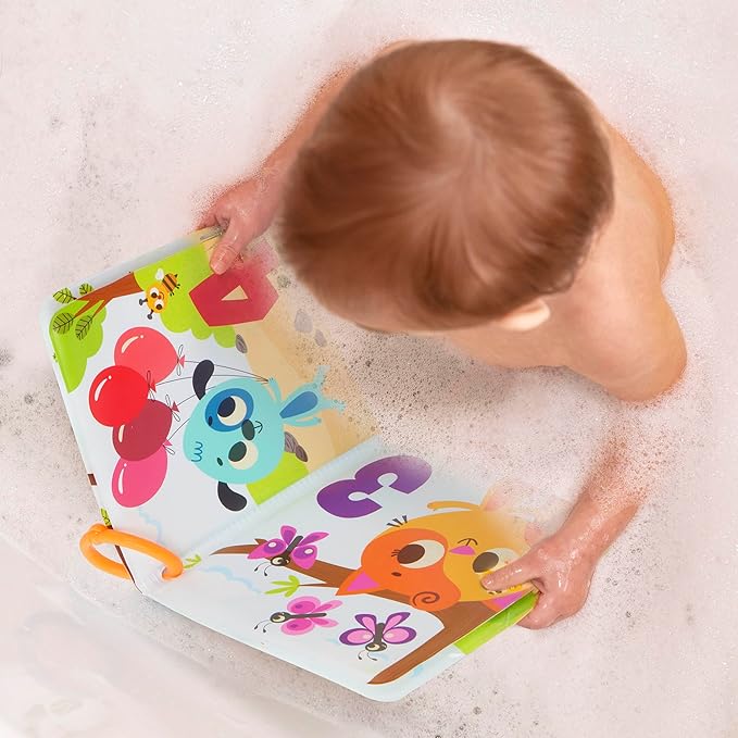 B. toys – Bath Book 2 Pack Soft & Waterproof Books Learn Colors & Numbers Bath Toys for Babies, Toddlers 6 Months Tub Time Books Colors