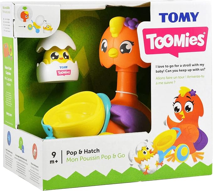 Toomies E72723C Pop & Hatch, Orange (Pack of 3)