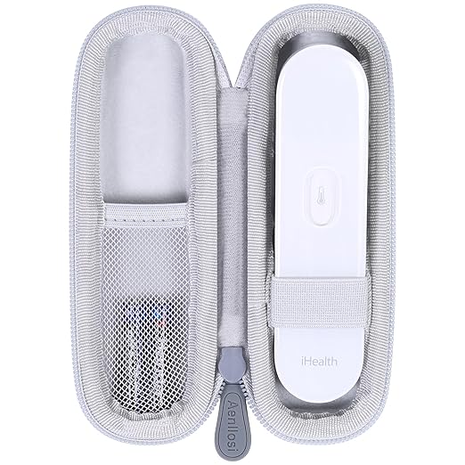 Aenllosi Hard Carrying Case Compatible with iHealth Thermometer(Case Only)
