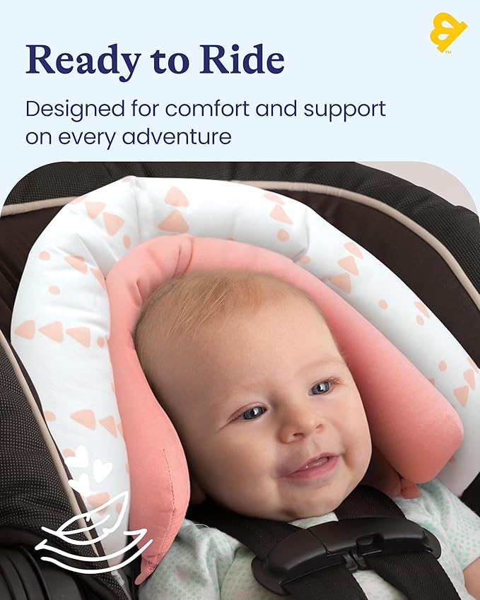 GoldBug Baby & Toddler 2-in-1 Car Seat Head Support - Arrow