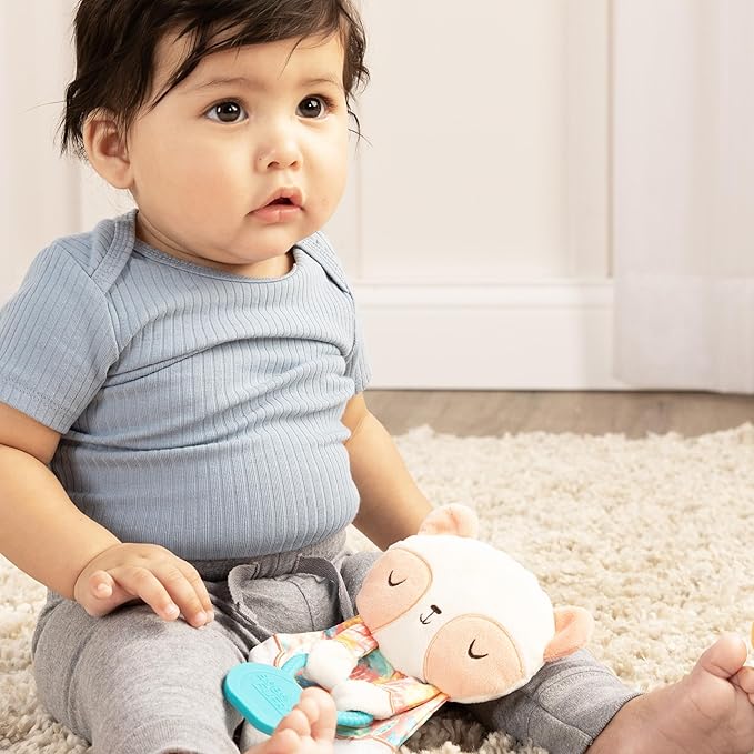 BEBE FUERTE Move and Groove Crinklie Panda by Robin Arzon - Baby Crinkle Toys - Sensory Toys for Fine Motor Skills - Baby and Toddler Toys for Ages 0 Months and Up