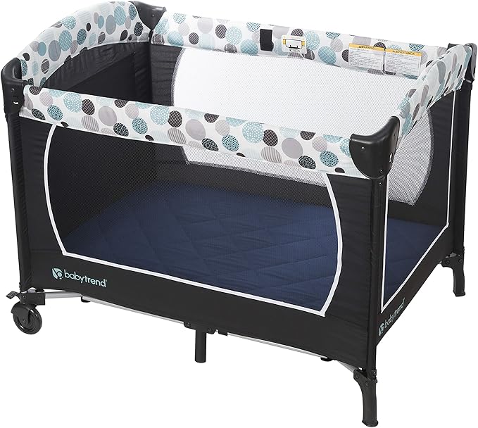Dark Navy Blue Pack n Play Quilted Mattress Sheet Ultra-Soft, Comfortable Portable Crib Mattress Sheet for Baby Boys; Playpen or Mini Crib Fitted Sheet with Quilted Top