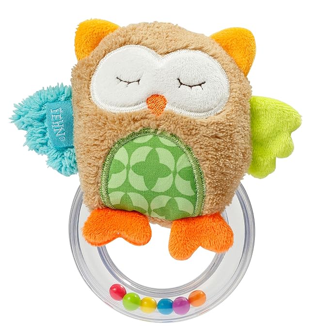 Fehn Sleeping Forest Collection Owl Rattle Ring