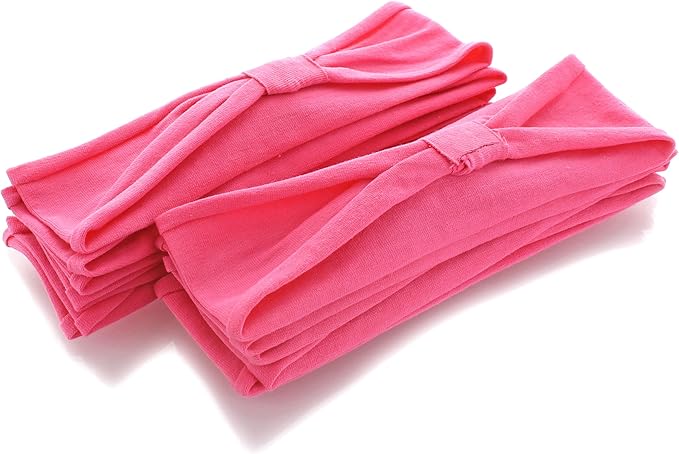 Jersey Knit Cotton Baby Headbands, Infant Size Packs