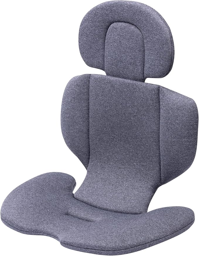 Innokids Infant to Toddler Head and Body Support Pillow, Infant Car Seat Insert Cushion Pad, Headrest with Adjustable Height, Perfect for Baby Car Seats, Strollers, Carriers (Gray)