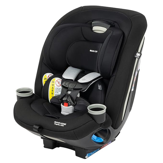 Maxi-Cosi Magellan LiftFit Convertible Car Seat, 5-in-1, Converts from Rear Facing Car Seat to Forward Facing Car Seat and Booster Car Seat, (5-100 lbs), From Birth to 10 Years, Essential Black