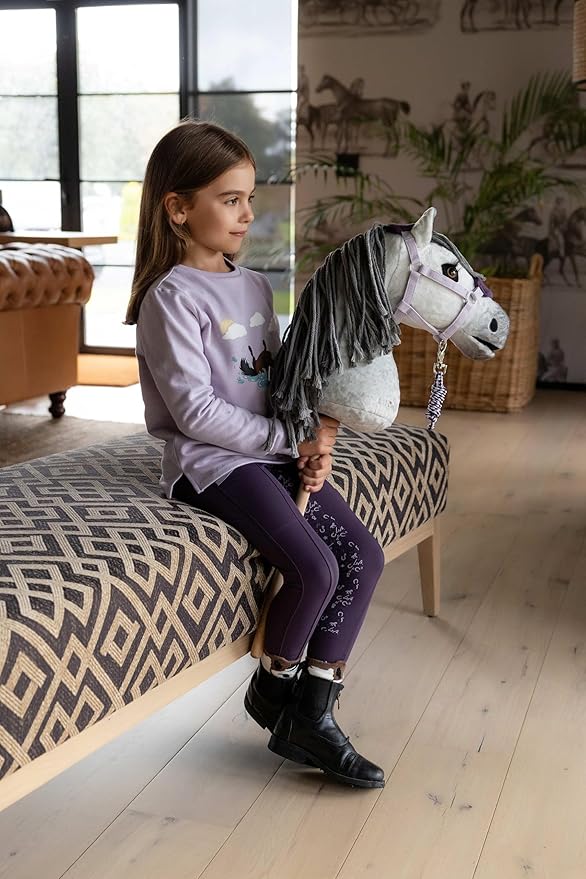 LeMieux Hobby Horse Earl - Striking Grey - Realistic Head - Perfect for Kids