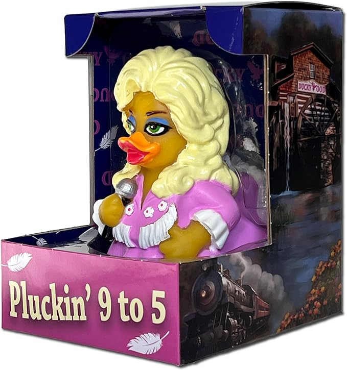 CelebriDucks - Pluckin' 9 to 5 - DuckyWood - Floating Rubber Ducks - Collectible Bath Toy Gift for Kids & Adults of All Ages
