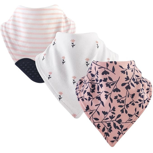 Yoga Sprout Bandana Bib with Teether, 3 Pack, Fresh