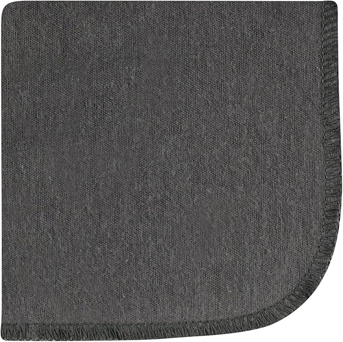 Hudson Baby Unisex Baby Flannel Cotton Washcloths, Wild Buffalo 12 Pack, One Size