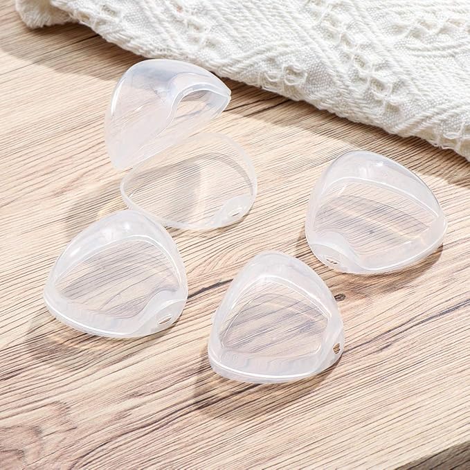4PCS Transparent Pacifier Storage Box Clip - Clear Pacifier Holder Case Pacifier case,Pacifier Holder case,Pacifier Container for Baby Infant Newborn Toddler Outdoor Travel Pacifier Holder