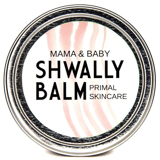 Shwally Tallow & Calendula Baby Bootie, Lip and Nipple Balms, The Ultimate Paleo Skin and Baby Bootie Protector - All Edible Ingredients, Not Scented (Clear Yellow - Calendula + Beeswax, 2 X 2 Oz)