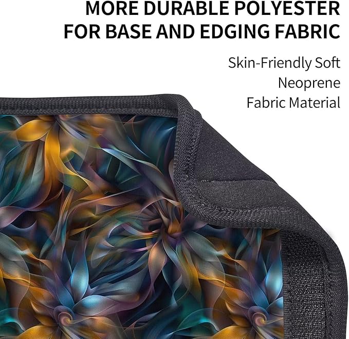 Soft Seatbelt Cover for Car Truck SUV Airplane Abstract Floral Flowers Seat Belt Shoulder Pad Cushion Mandala Boho Vintage Seatbelt Straps Neck Cushion Protector for Carmera Backpack 2 Pack