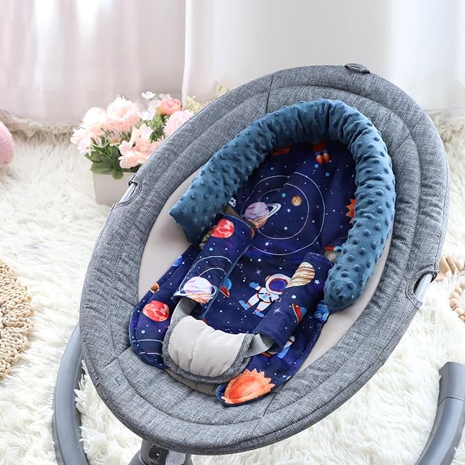 Baby Head Support and Strap Cover for Car Seat, Car Seat Covers for Babies