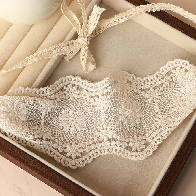 Baby Girls Hairband Soft White Bow Lace Headband Elastic Floral Hairbands Hair Accessory for Newborn Infant Toddler