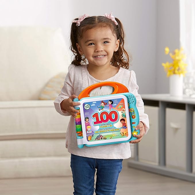 Askshy Leapfrog 100 Words About Places I Go Book (Bilingual English-French)