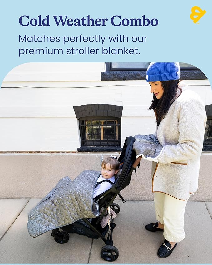 GoldBug Stroller Muff - Baby Essentials for Fall & Winter - Warm Mitten Stroller Accessory