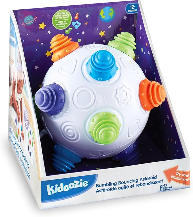 Kidoozie Bumbling Bouncing Asteroid Ages 12 Months + Shaking Dancing Musical Ball Toy Sensory Development
