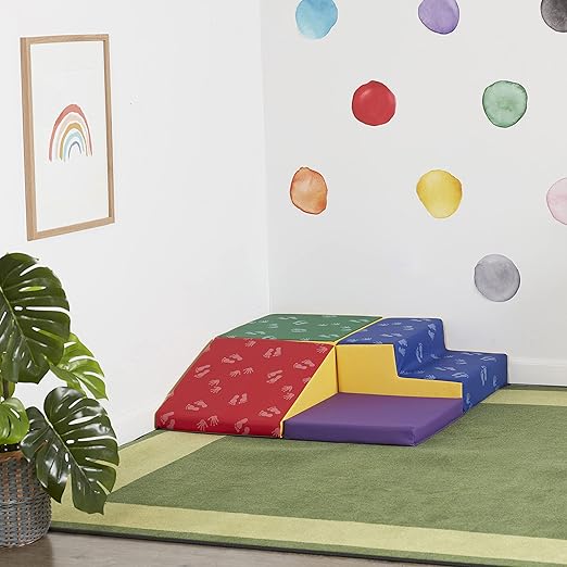 ECR4Kids SoftZone Junior Little Me Corner Climber, Beginner Playset, Hands and Feet, 4-Piece