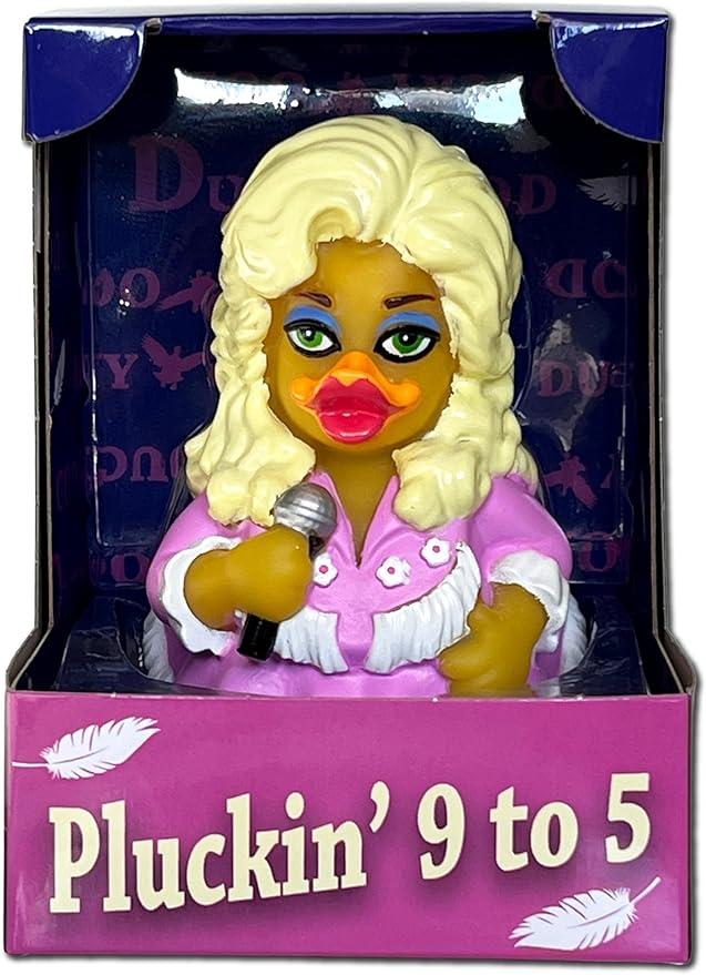 CelebriDucks - Pluckin' 9 to 5 - DuckyWood - Floating Rubber Ducks - Collectible Bath Toy Gift for Kids & Adults of All Ages