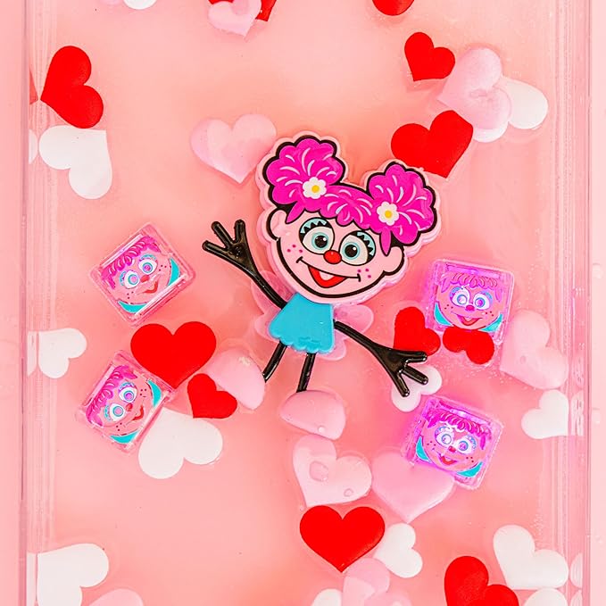Glo Pals x Sesame Street Water-Activated Light-Up Cubes for Sensory Play (Abby Cadabby - Cubes Only)