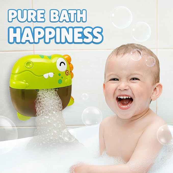 Bath Bubble Machine - Bathtub Bubble Machine Bath Toys | Bathtub Bubble Machine, Light Up Bubbles Maker for Bathtub - Bubbles Bath Maker with Lights and Music, BPA Free