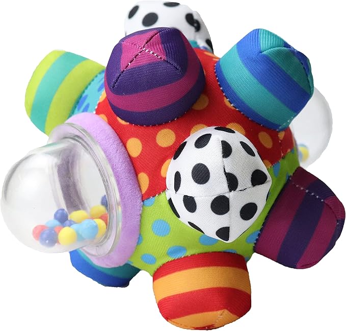 Developmental Bumpy Ball Toy, Newborn Baby Infant Toys 0-3 Months, Help Develop Motor Skills and Brain Nerves, Sensory Baby Toys 3-6 4 5 6 7 8 9 10 11 12 Months 6.7"