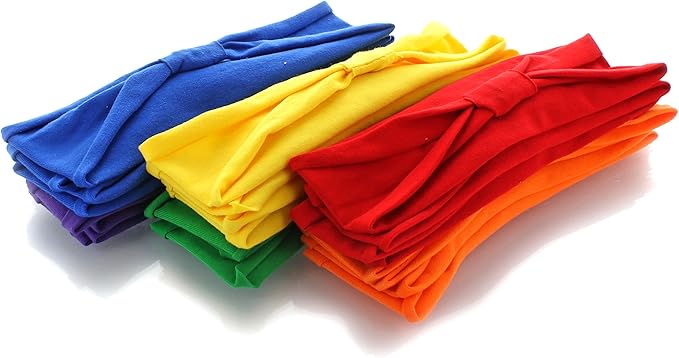 Jersey Knit Cotton Baby Headbands, Infant Size Packs