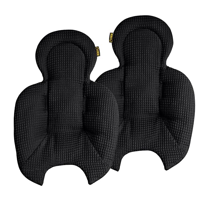 Ukje Swing Insert Rocker Cover Compatible with 4moms mamaRoo 5 Rockaroo Swing, Swing Accessories with Reversible Design, Easy to Install, Handmade in Europe - Black