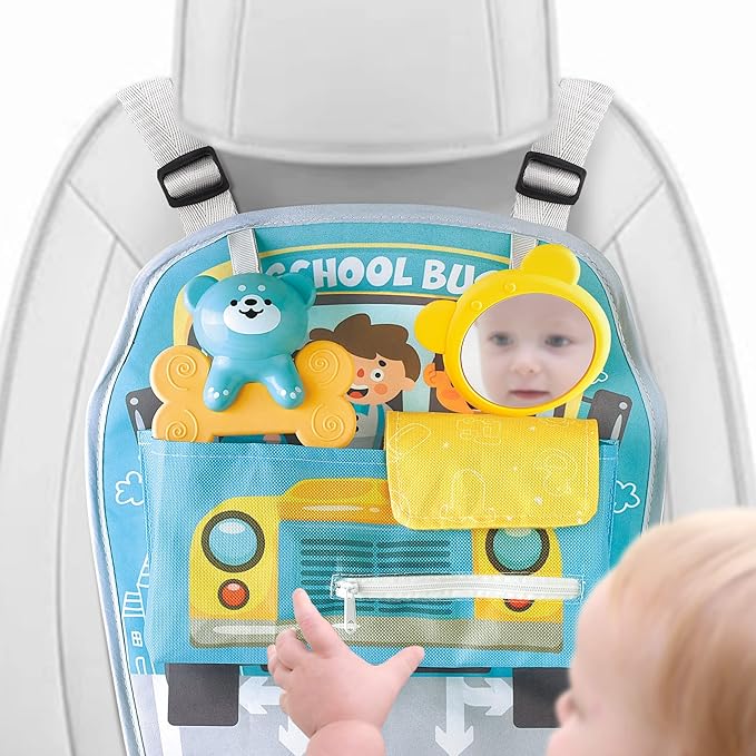 Caterbee Baby car seat Toys with Steering Wheel Center for Long Journeys (Car)