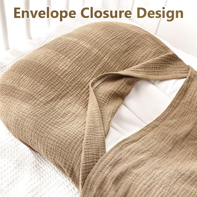 Pea Pod Muslin Baby Lounger Cover 2 Pack Cotton Slipcover, Soft Breathable Infant Lounger Covers Only for Newborn Baby Nest Lounger Sheets for Cozy Naps 0-12 Months（Koala)