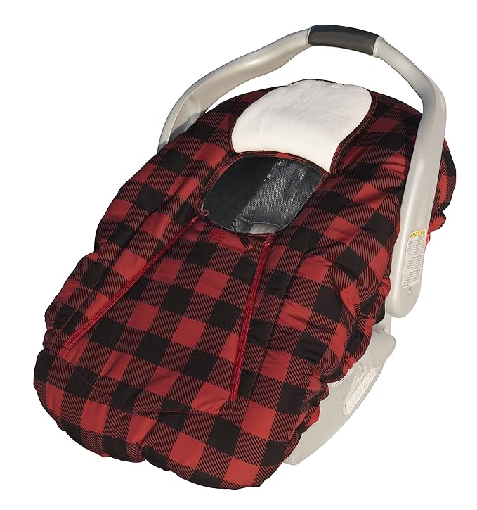 Jolly Jumper Deluxe Sneak-A-Peek - Red/Black Plaid