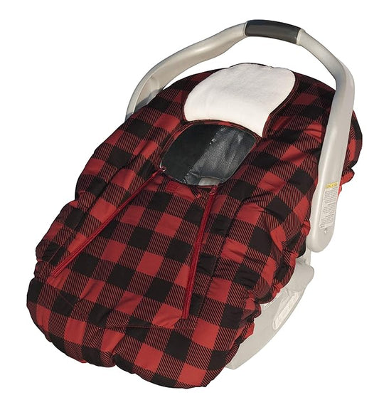 Jolly Jumper Deluxe Sneak-A-Peek - Red/Black Plaid
