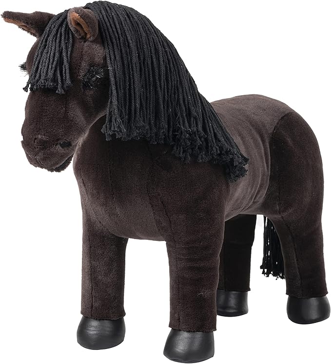 LeMieux Toy Pony Freya for Kids - Brown - Soft Coat - Flexible - Pretend Play - Stuffed Animal Horse - Gift for Kids - Suitable for Ages 3 Years +