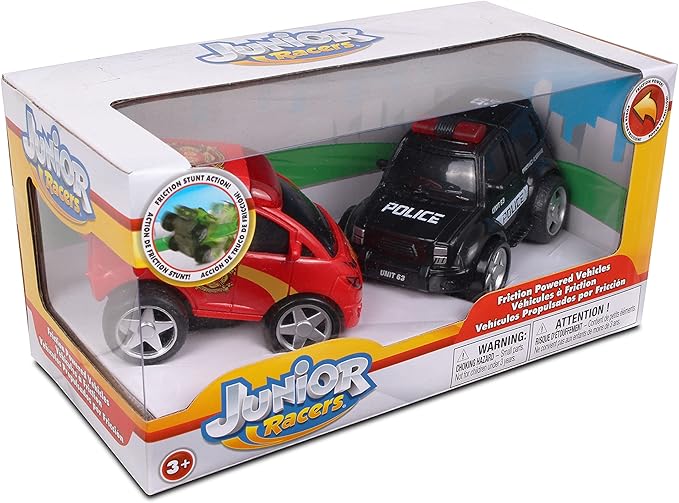 NKOK Junior Racers 2PK Friction Powered Fire Rescue & Police