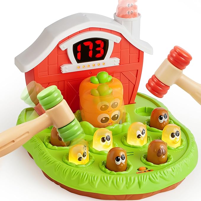 lalalark Game for Toddlers Age 2 3 4 5, Light & Sound, 4 Modes, 40 Levels, Baby Toy Gifts for Early Learning, Birthday Gift for Toddler Boy Girl Toys