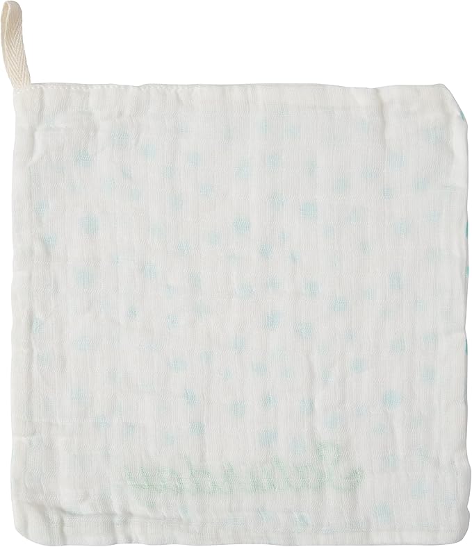 C.R. Gibson BWA-24546 Woodland Colors Gender Neutral 100% Cotton Gauze Baby Washcloths for Bath Time, 9" W x 9" L, Multicolor