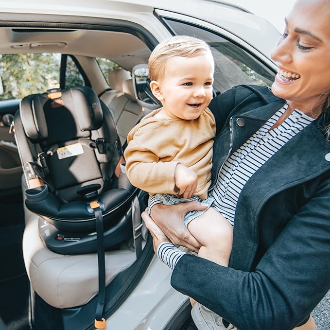 Chicco Fit360 Mirror Car Seat Accessory for Fit360 Rotating Convertible Car Seat, Shatter-resistant, For Rear-Facing, Anthracite/Grey