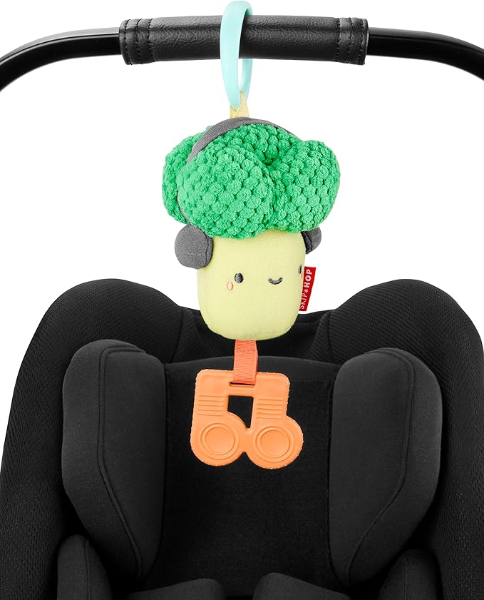 Skip Hop 3-in-1 Baby Activity & Teether Stroller Toy Farmstand Broc & Roll, Age 0+