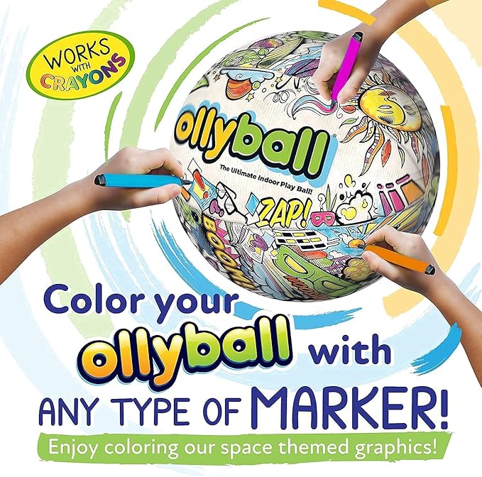 Ollyball The Ultimate Indoor Soccer Ball 2-Pack - Patented KrunchCOR Silent Soccer Ball for Kids & Adults - Lightweight, Soft & Safe for House Play