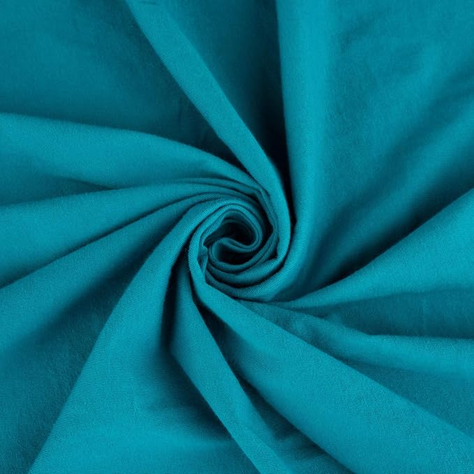 SheetWorld Fitted Baby Bassinet Sheet fits Mika Micky Bedside Sleeper 19 x 33, 100% Cotton Jersey, Hypoallergenic, Butter Soft, Teal, Made in USA