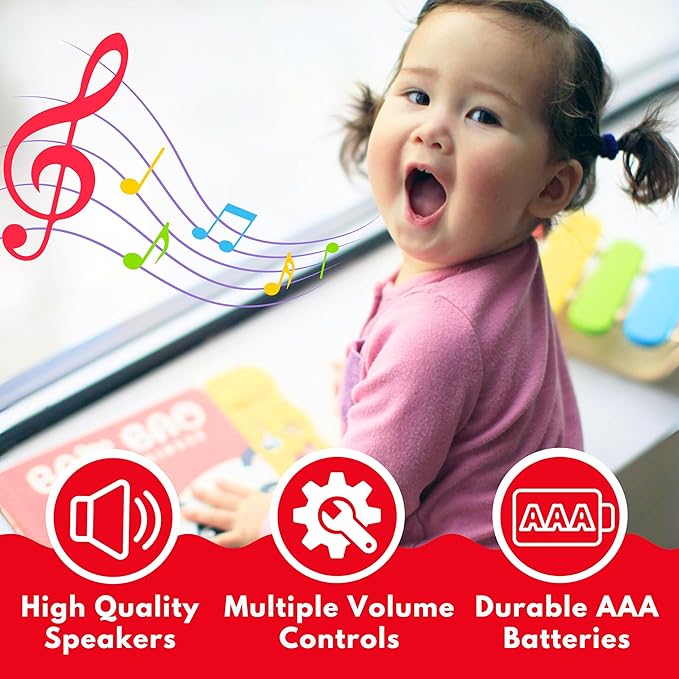Bao Bao Learns Chinese Bundle Deal — Interactive Sound Book for Toddlers 1-3, Bilingual English Mandarin Songs & Music, Talking Board Book, Musical Toy Gift for Babies & Kids