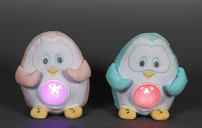 Penguin Musical Night Light Green