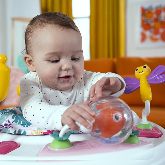 Bright Starts Bounce Bounce Baby 2-in-1 Activity Jumper & Table - Playful Palms