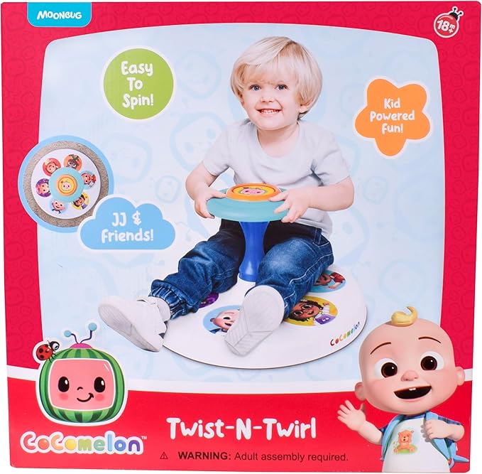 Cocomelon Twist-N-Twirl Spinning Activity Toy